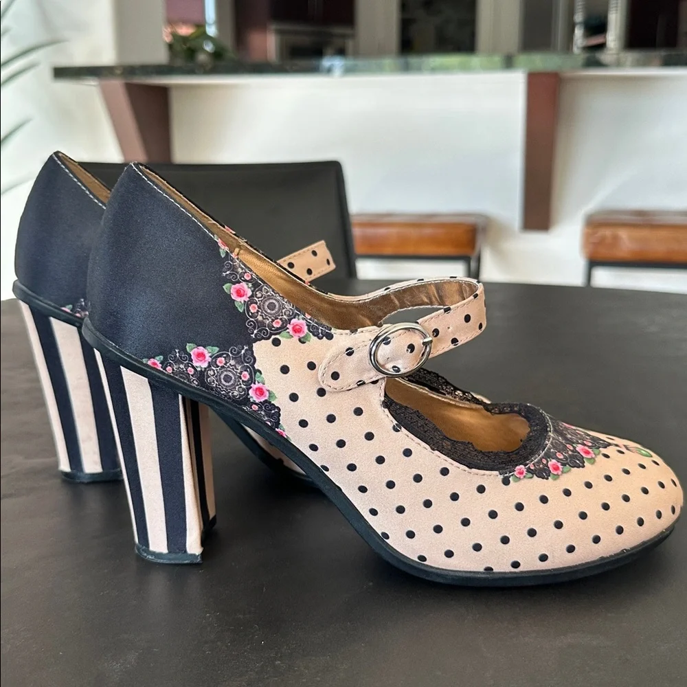 Hot Chocolate Designs - Polka Dot Mary Jane Shoes - Picture 2 of 11